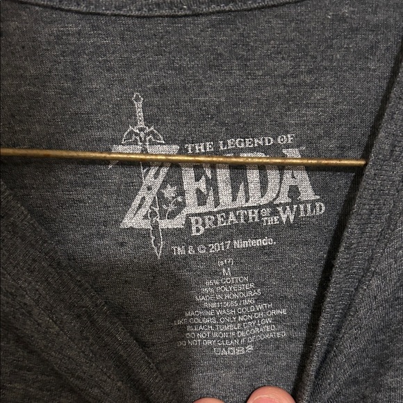 Nintendo Gray Zelda Short Sleeve Tee - Picture 2 of 4